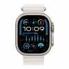 Apple Watch Ultra 2 Titanium Case with White Ocean Band